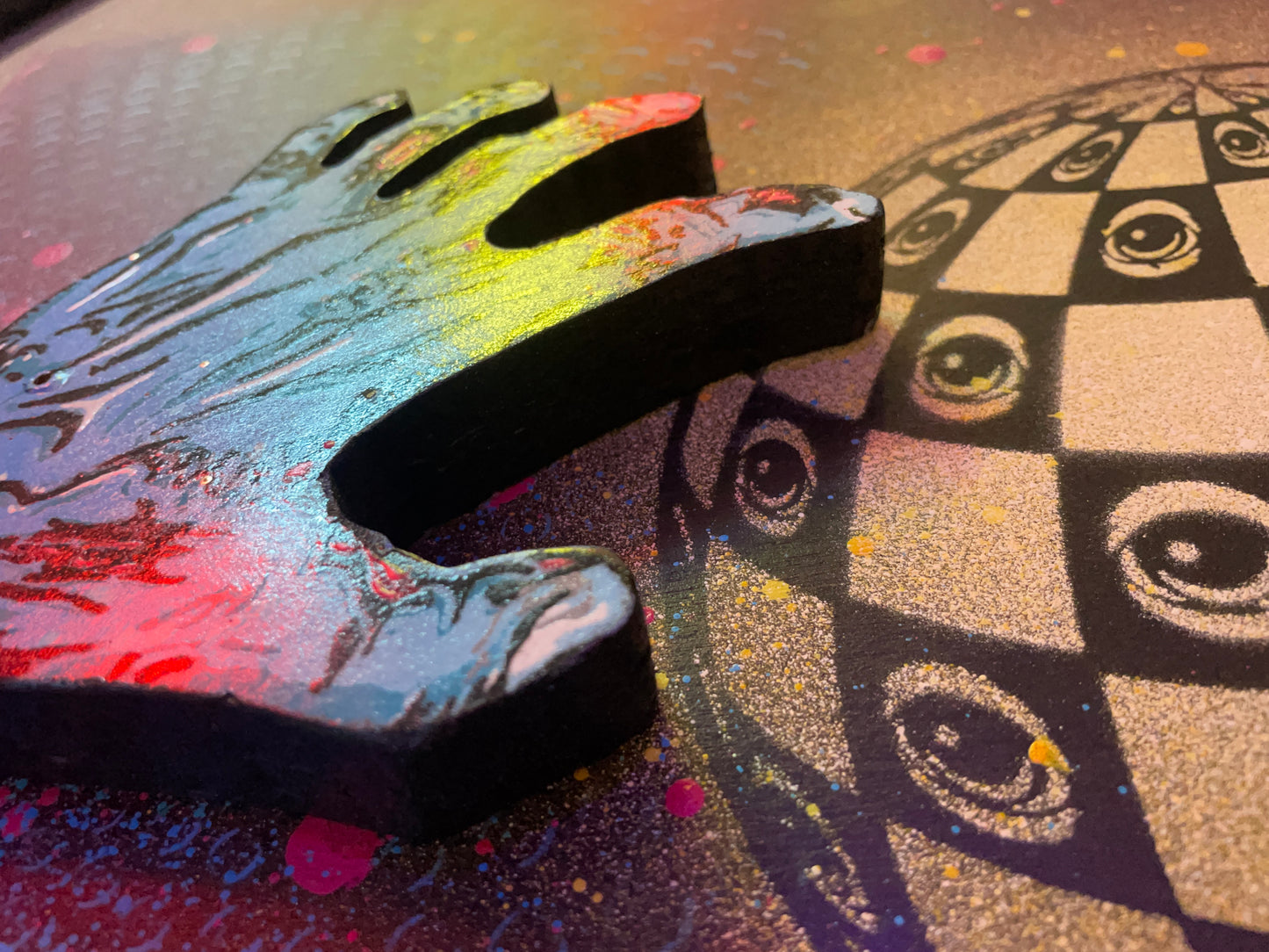 Connor Terry  X @EYEZ C👁LLAB👁RATE Zombie Hand in Space