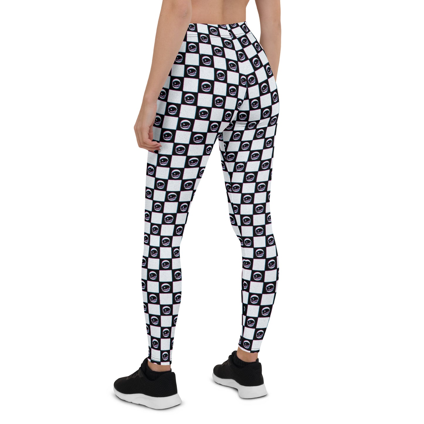 3D Checkered Eyez Leggings