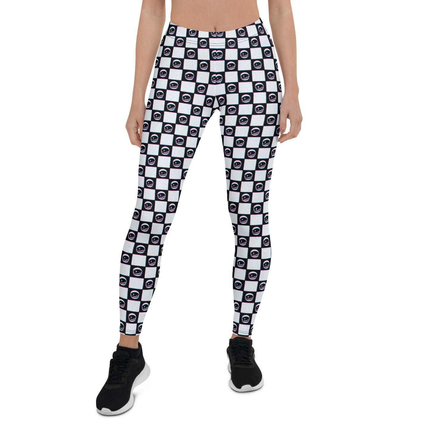 3D Checkered Eyez Leggings