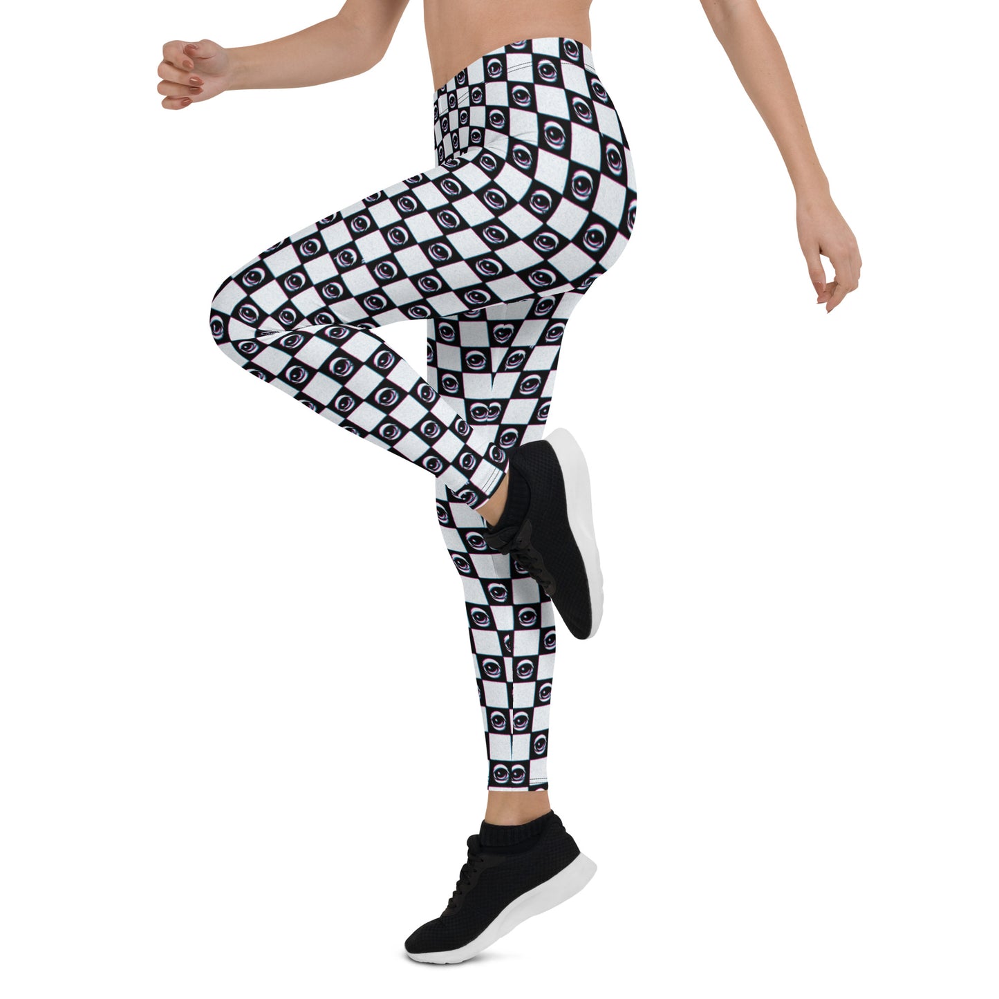 3D Checkered Eyez Leggings