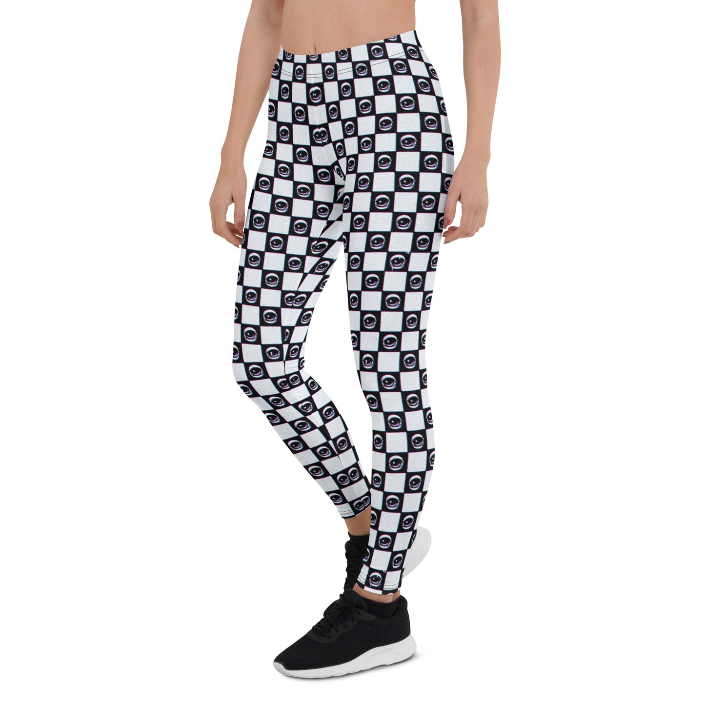 3D Checkered Eyez Leggings