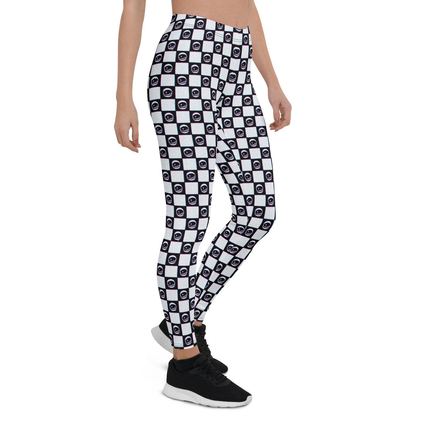 3D Checkered Eyez Leggings
