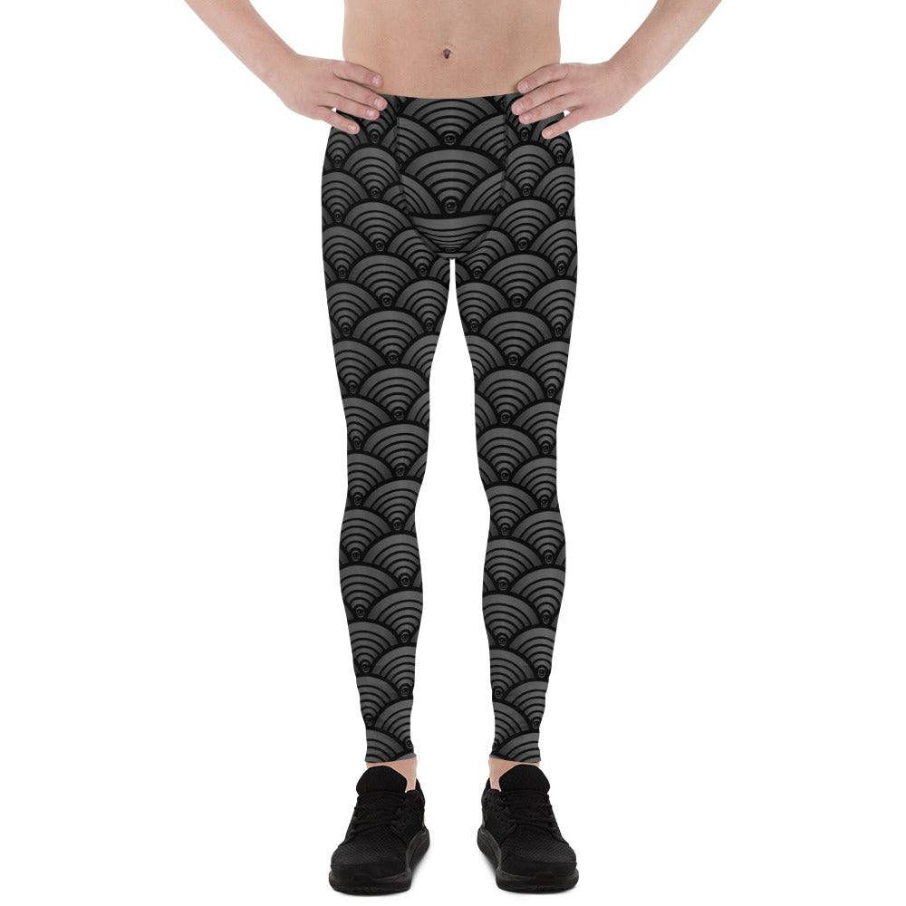 Men's GREY SCALLOP EYEZ ON LEGZ Megging's