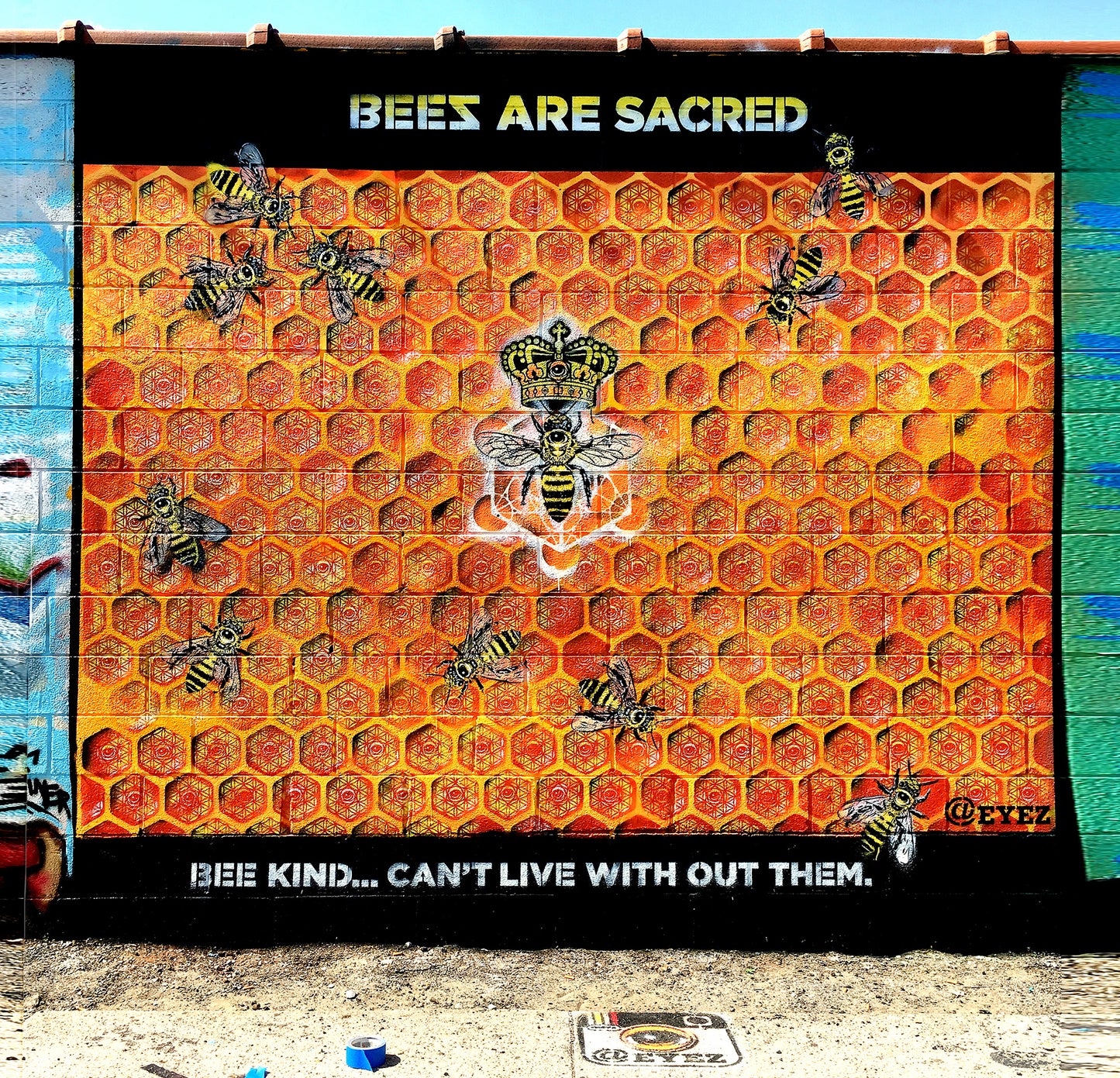 Beez Are Sacred EYEZ Backpack