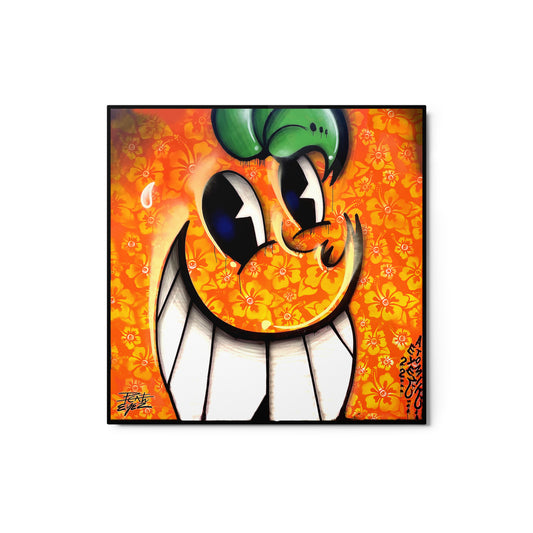 Atomic X Eyez 12x12inch Metal print  - @EYEZ C👁LLAB👁RATE Print