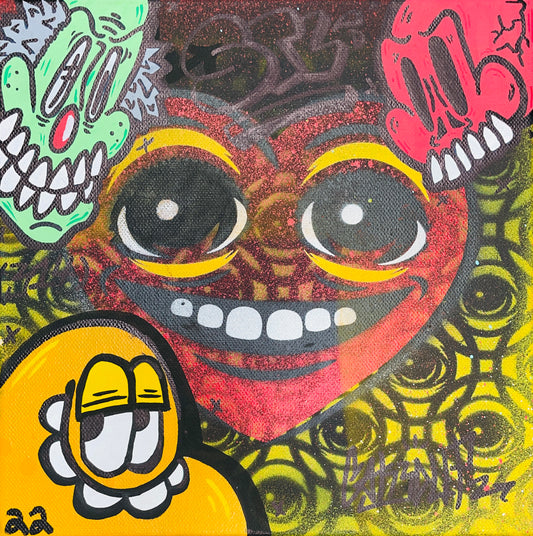 Caked Up - @EYEZ C👁LLAB👁RATE 10x10 Painting
