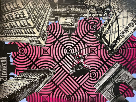 Fernando SKI buildings - @EYEZ C👁LLAB👁RATE Painting