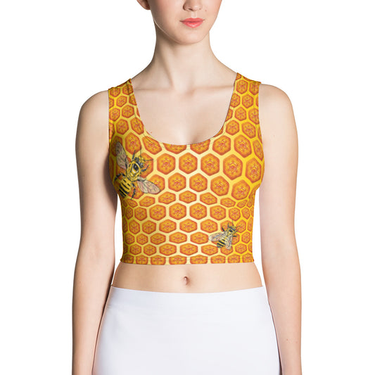Beez Sublimation Cut & Sew Crop Top