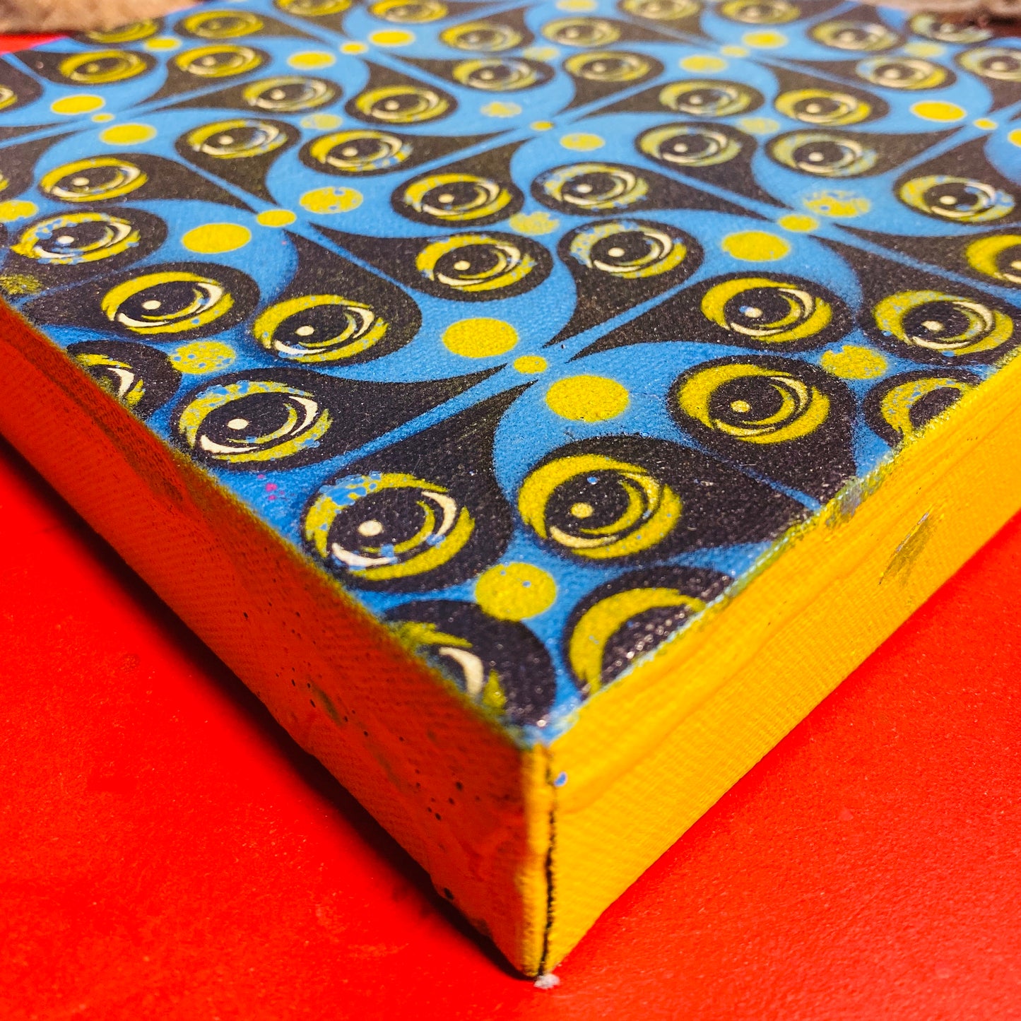 Eyez on Patterns 8x8 inch Painting