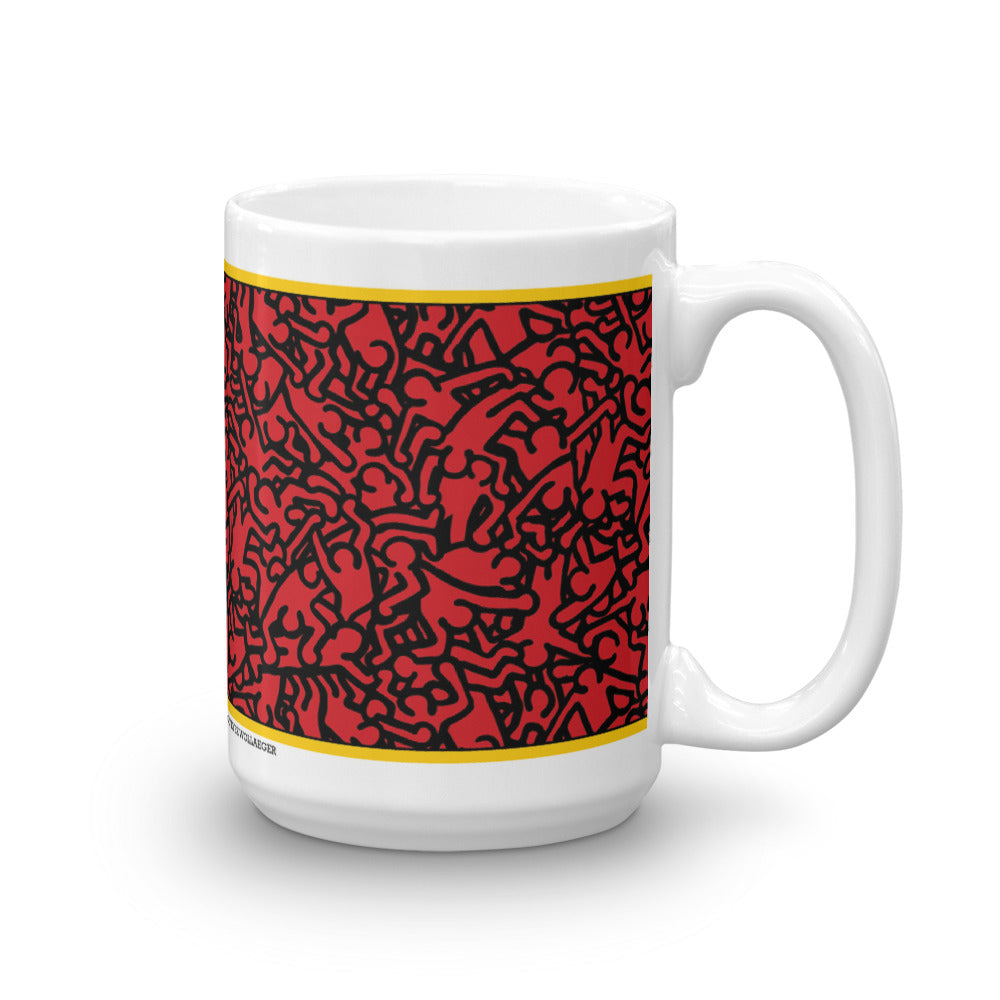 Tribute to Keith Haring Mug